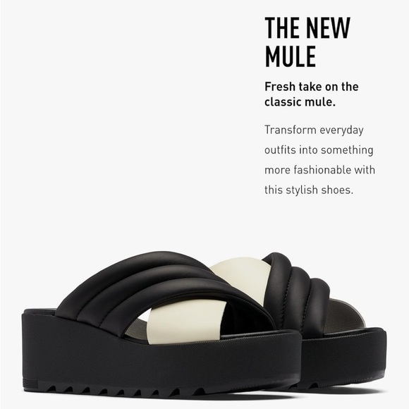 Sorel Cameron Flatform Puff Mule - Picture 2 of 7